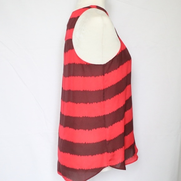A.L.C. Silk Striped Tank Top Small - Picture 5 of 8